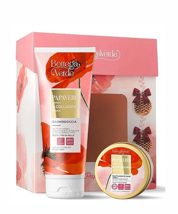Set (sh/gel/200ml + k/tk/75ml) Bottega Verde Papavero