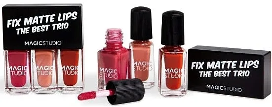 Set sjajeva za usne Magic Studio Fix &amp; Matte Lips The Best Trio Set