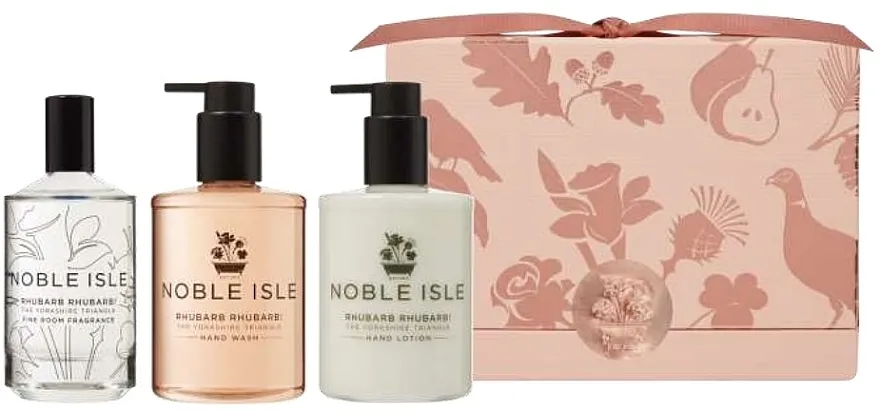 Set (soap/250ml + h/lot/250ml + room fragr/100ml) Noble Isle The Botanical Saunter Luxury Christmas Gift Set