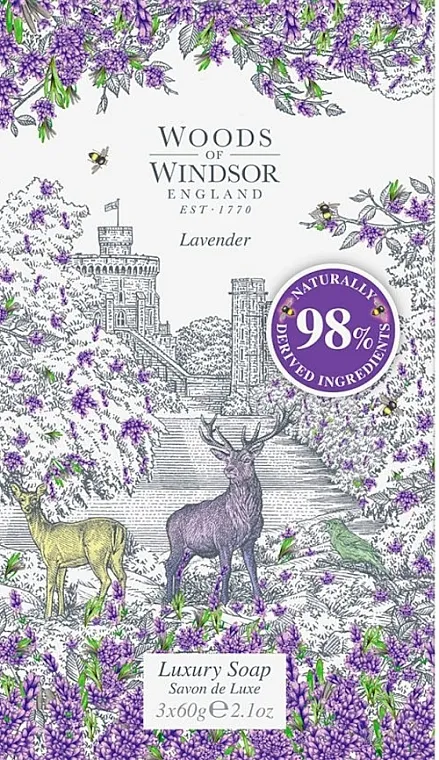 Set (soap/3x60g) Woods Of Windsor Lavender