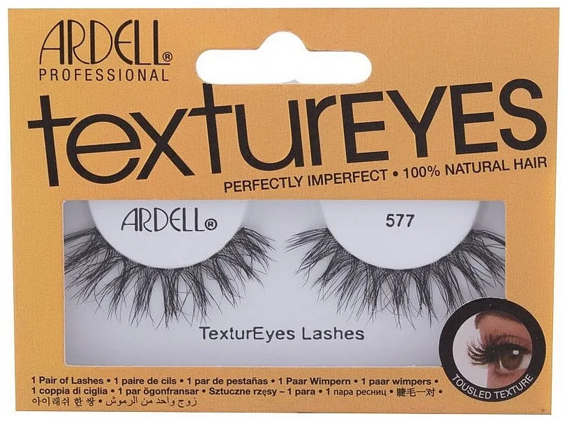 Set umjetnih trepavica, 577 Ardell TexturEyes 577 False Eyelashes Black