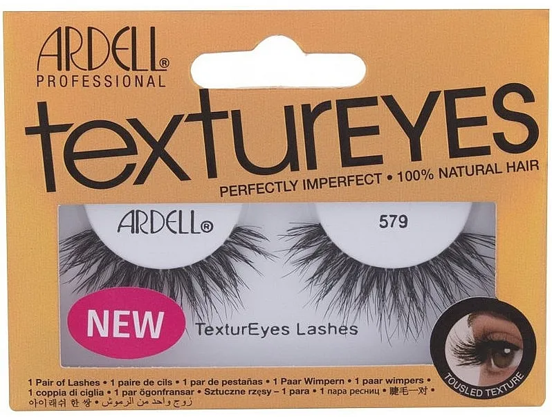 Set umjetnih trepavica, 579 Ardell TexturEyes 579 False Eyelashes Black