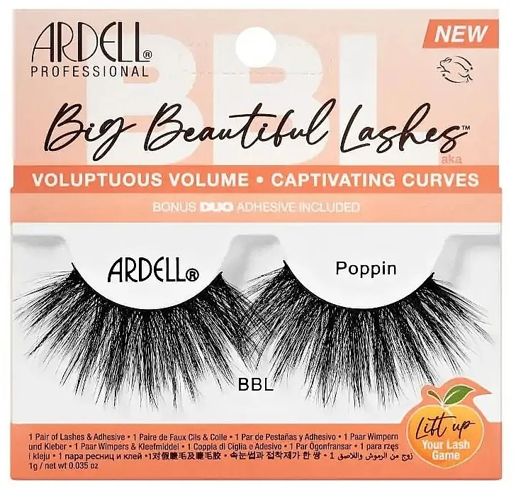 Set umjetnih trepavica Ardell BBL Big Beautiful Lashes Poppin