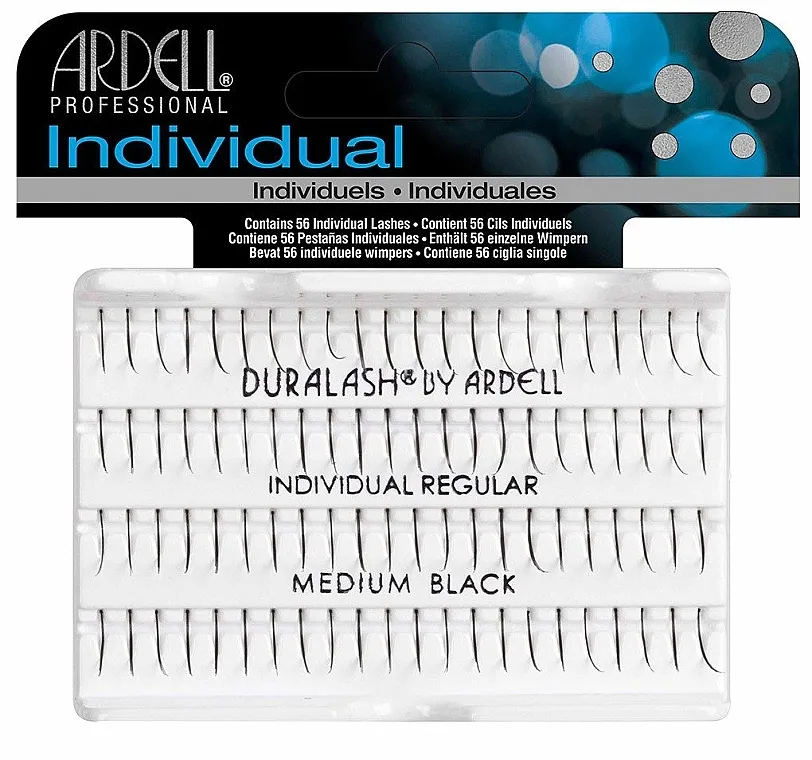 Set umjetnih trepavica Ardell Duralash Individual Regular Medium Black Lashes