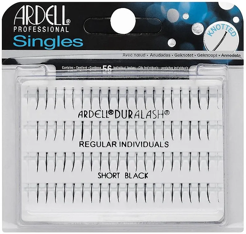 Set umjetnih trepavica Ardell Singles Regular Short Black Lashes