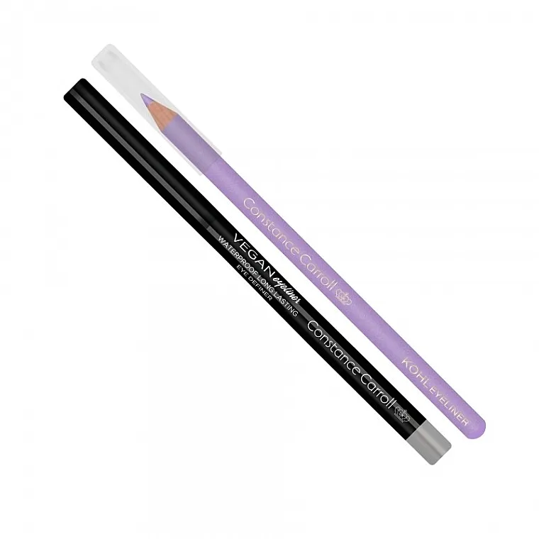 Set za šminku za oči, grafit + ametist Constance Carroll Duopak (eyeliner/0.15g + pencil/1.2g)