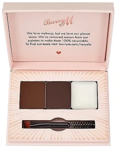 Set za modeliranje obrva Barry M Fill and Shape Brow Kit