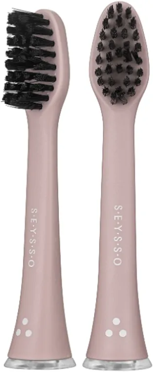 SEYSSO Basic Color Professional Misty Rose Zamenske glave za soničnu četkicu za zube, 2 kom.
