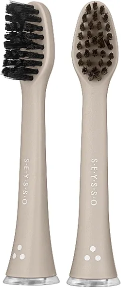 SEYSSO Basic Color Professional Stone Beige Nastavci za soničnu četkicu za zube, 2 kom.