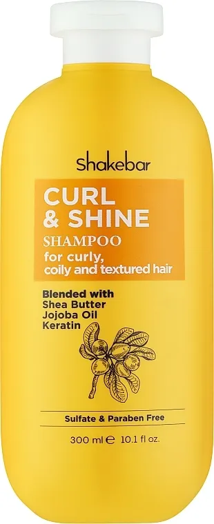 Shakebar Curl &amp; Shine Shampoo Šampon za kovrdžavu, talasastu i teksturiranu kosu