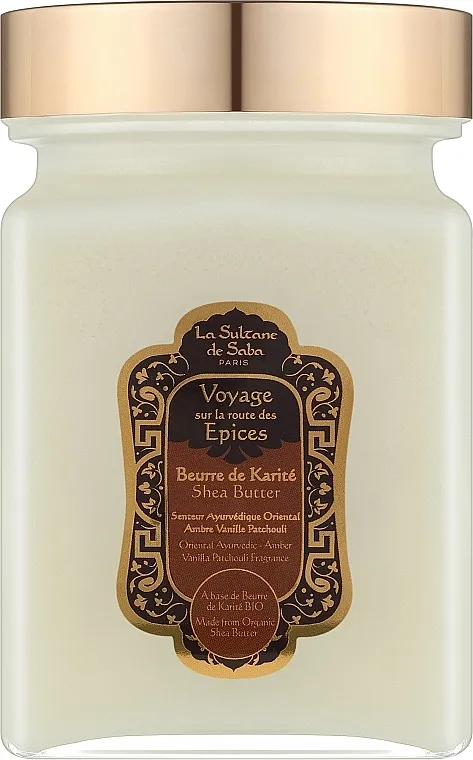 Shea puter La Sultane de Saba Ayurvedique Ambre Vanille Patchouli