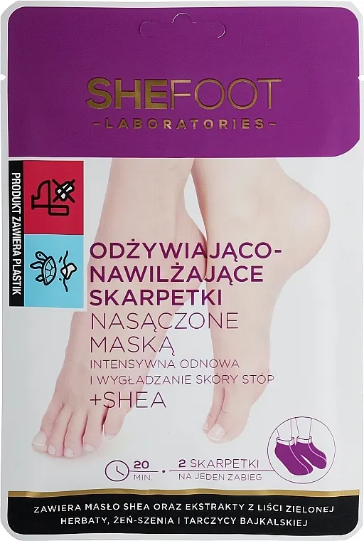 SheFoot Jednokratna maska za stopala