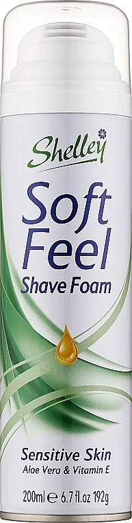 Shelley Soft Feel Shave Foam Sensitive Skin Pena za brijanje za osetljivu kožu
