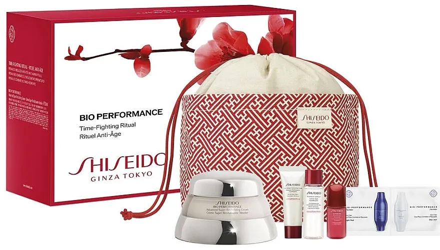 Shiseido Bio-Performance Time-Fighting Ritual Set, 6 products