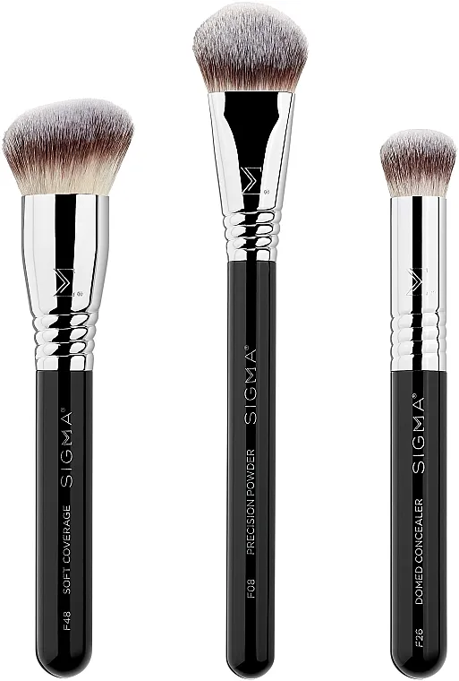 Sigma Beauty Essential Base Brush Set Set četkica za šminkanje, 3 kom.