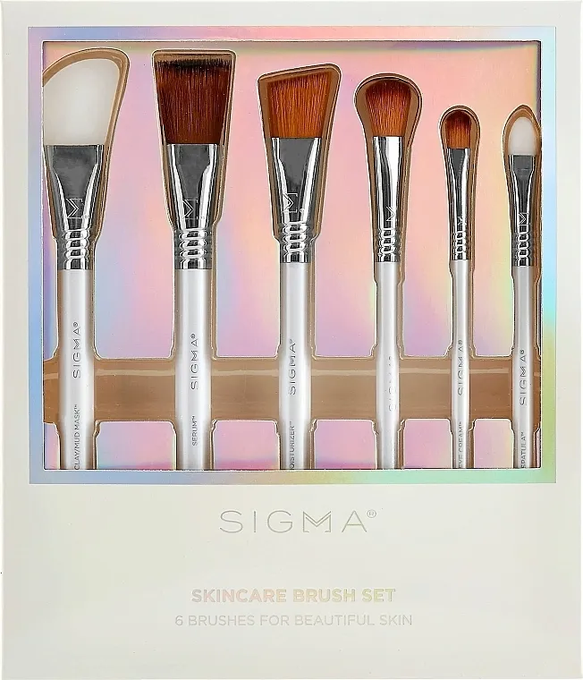 Sigma Beauty Skincare Brush Set Set četkica, 6 kom.