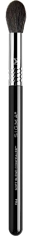 Sigma Beauty Soft Blend Concealer Brush Četkica za nežno blendiranje korektora F64