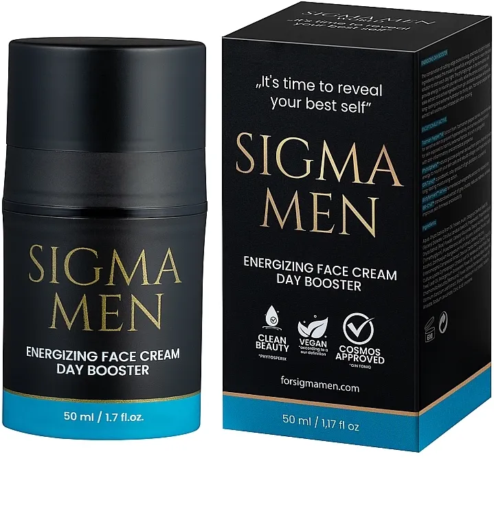Sigma Men Energizing Face Cream Day Booster Navala pozitivne energije dnevna krema
