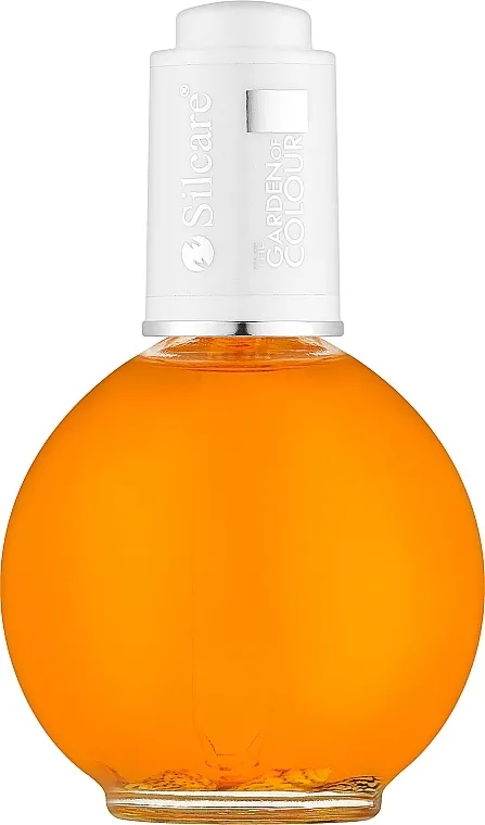 Silcare Mango Orange With Shells Nail &amp; Cuticle Oil Ulje za nokte i zanoktice od školjki