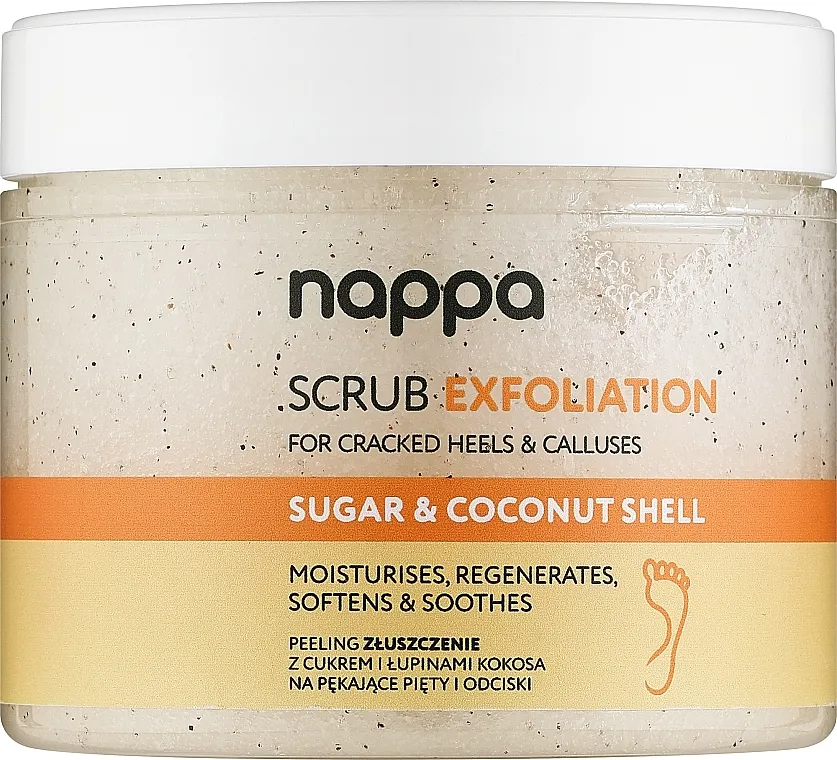 Silcare Nappa Sugar And Coconut Shells Scrub Exfoliation Piling za ispucale pete i kurje oči