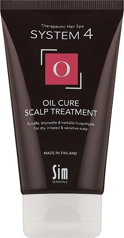 Sim Sensitive System 4 Oil Cure Scalp Treatment Čisteća piling maska 'O' za kožu glave