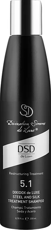 Simone DSD De Luxe Dixidox DeLuxe Steel and Silk Treatment Shampoo Šampon "Čelik i svila" Dixidox De Lux № 5.1