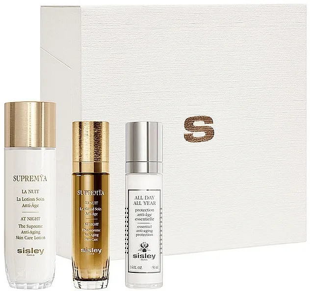 Sisley At Night Prestige Gift Set (b/lot/140ml + cr/50ml + cr/50ml)
