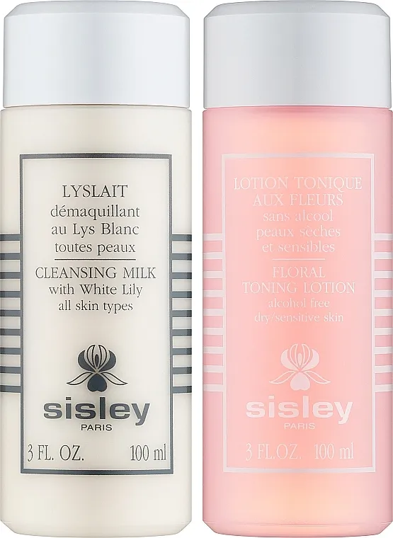 Sisley Travel Duo Cleansing (milk/100ml + lot/100ml) Set