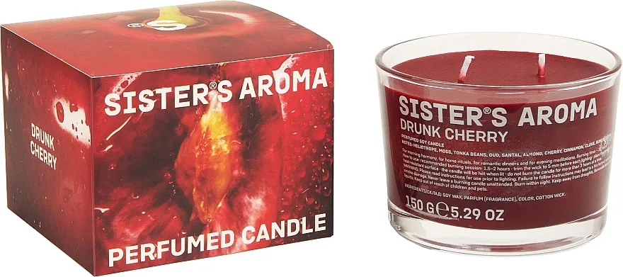 Sister's Aroma Drunk Cherry Aromatična sveća