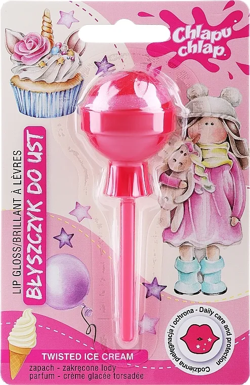 Sjaj za usne Chlapu Chlap Lip Gloss Twisted Ice Cream