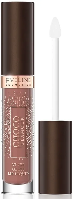 Sjaj za usne Eveline Cosmetics Choco Glamour Vinyl Gloss Lip Liquid