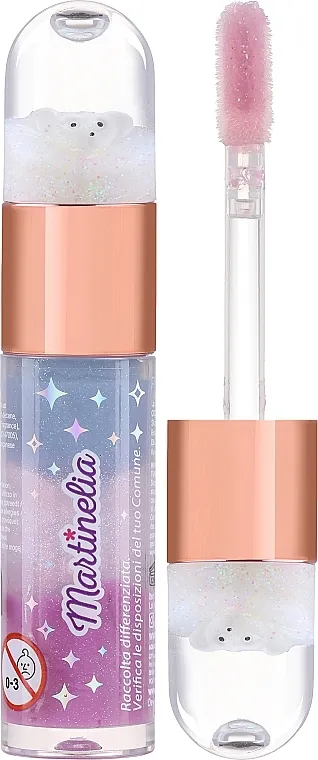 Sjaj za usne, kokos Martinelia Lip Gloss Bear Glitter Effect