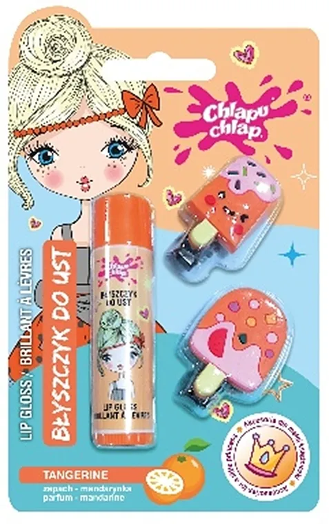 Sjaj za usne sa aromom mandarine Chlapu Chlap Lip Gloss Tangerine