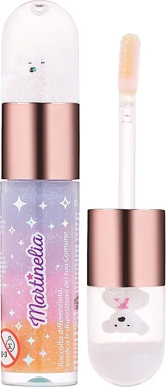 Sjaj za usne, vanila Martinelia Lip Gloss Bear Glitter Effect