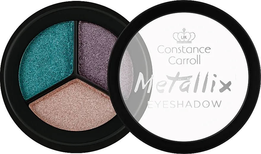 Sjenilo za oči Constance Carroll Metallix Trio Eyeshadow