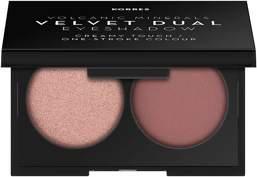 Sjenilo za oči Korres Volcanic Minerals Velvet Dual Eyeshadow Palette