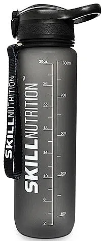 Skill Nutrition Bottle Black Flaša za vodu, 1000 ml