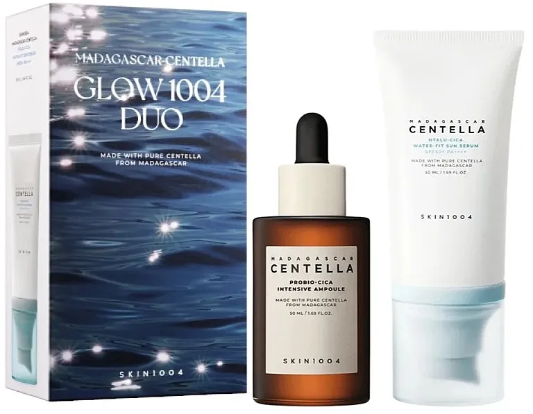 Skin1004 Madagascar Centella Glow 1004 Duo Set (ser/50ml + ampoule/50ml) Set za negu lica