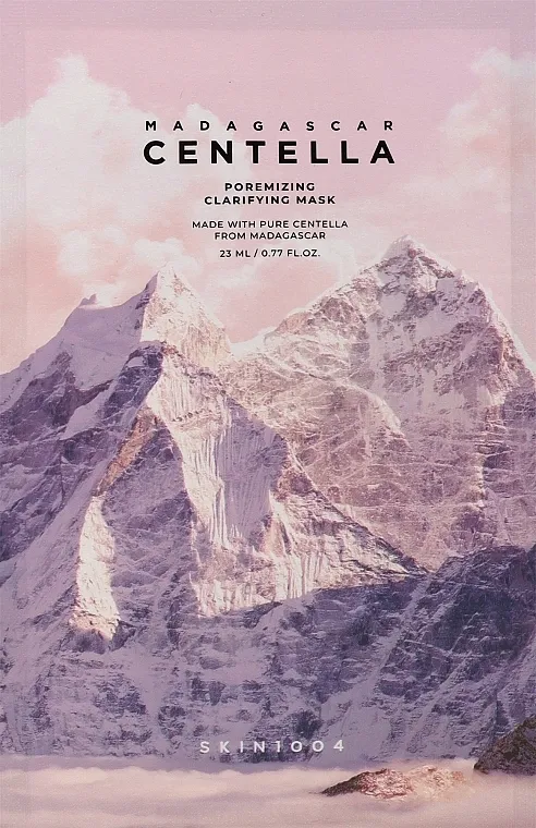SKIN1004 Madagascar Centella Poremizing Clarifying Mask Maska u listu za sužavanje pora