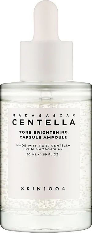 SKIN1004 Madagascar Centella Tone Brightening Capsule Ampoule Posvjetljujući serum za lice u obliku ampule