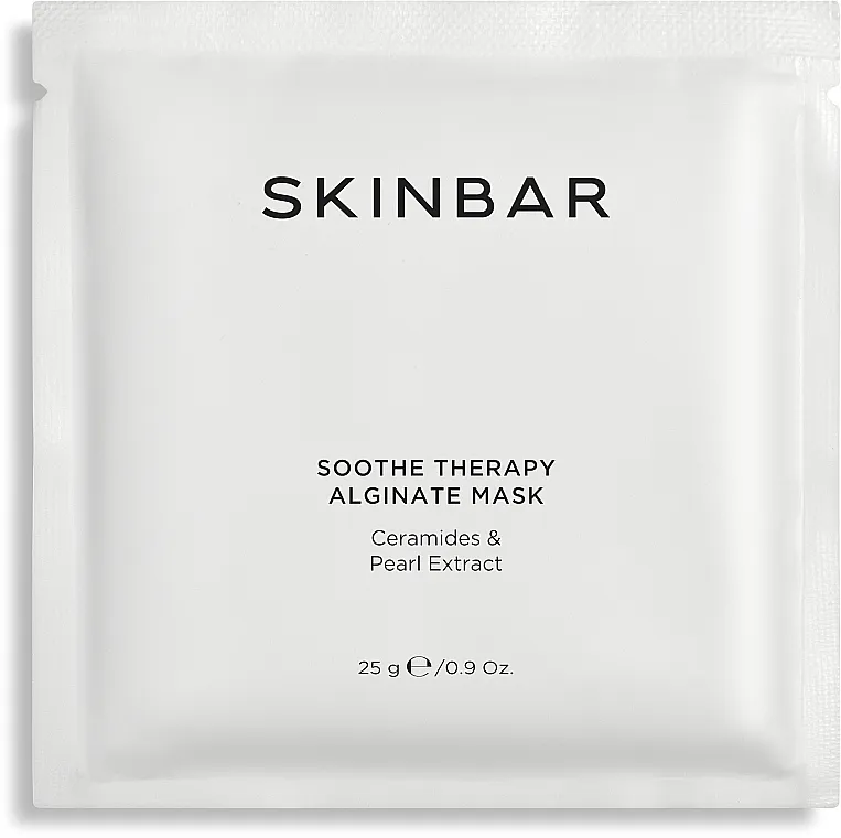 SKINBAR Ceramides &amp; Pearl Extract Alginate Mask Alginatna maska umirujuća sa ceramidima i ekstraktom bisera