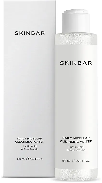 SKINBAR Lactic Acid &amp; Rice Protein Micellar Water Micelarna voda za lice za čišćenje sa mlečnom kiselinom i proteinima pirinča