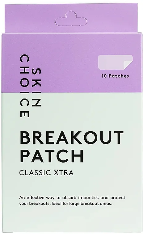 SkinChoice Breakout Patch Classic Xtra Hidrokolloidne flastere protiv akni, veliki