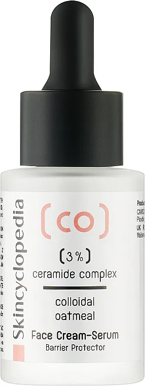 Skincyclopedia 3% Ceramide Complex And Colloidal Oatmeal Serum za lice s 3% kompleksom ceramida i koloidnim zobenim pahuljicama