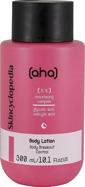 Skincyclopedia AHA 5% Resurfacing Body Lotion Breakout Control Losion za telo sa regenerišućim kompleksom