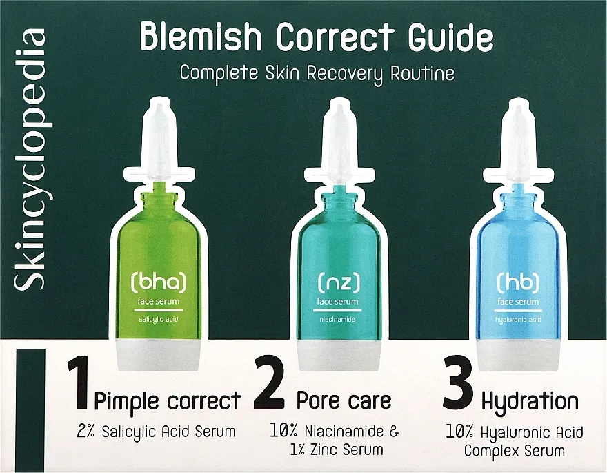 Skincyclopedia Blemish Correct Guide (ser/3x15ml) Set