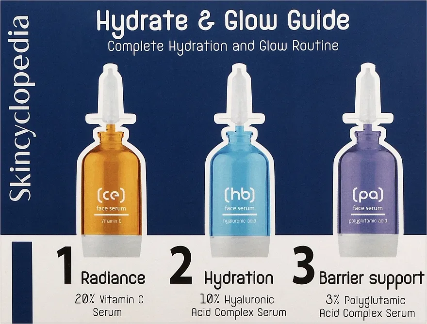 Skincyclopedia Hydrate &amp; Glow Guide (ser/3x15ml) Set