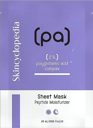 Skincyclopedia Sheet Mask Sheet maska za lice sa poliglutaminskom kiselinom ​