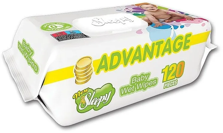 Sleepy Advantage Baby Wet Wipes Vlažne maramice za bebe, 120 kom.