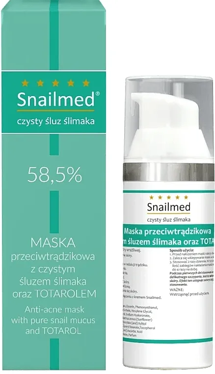 Snailmed Anti-Acne Mask For Night Maska protiv akni